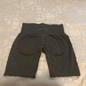 Nvgtn Khaki Green Biker shorts